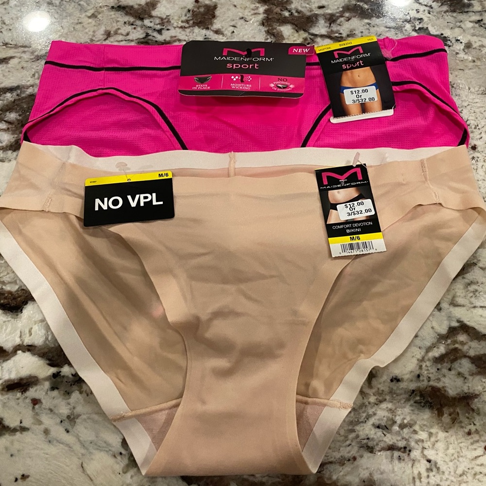 Bundle of 2 Maidenform Bikini Panties - Medium